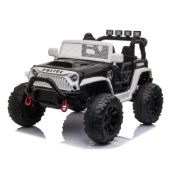 JC666 Policijas melns elektriskais apvidus automobilis 