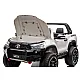 Valge elektriline lasteauto Toyota Hilux