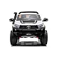 Valge elektriline lasteauto Toyota Hilux