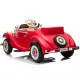 Sarkans akumulatora retro automobilis Mercedes 540K Elektriskās mašīnas bērniem