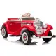Sarkans akumulatora retro automobilis Mercedes 540K Elektriskās mašīnas bērniem