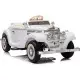 Balts akumulatora retro automobilis Mercedes 540K
