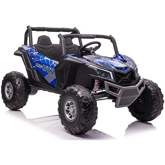 UTV-MX ar akumulatoru darbināms zils bagijs