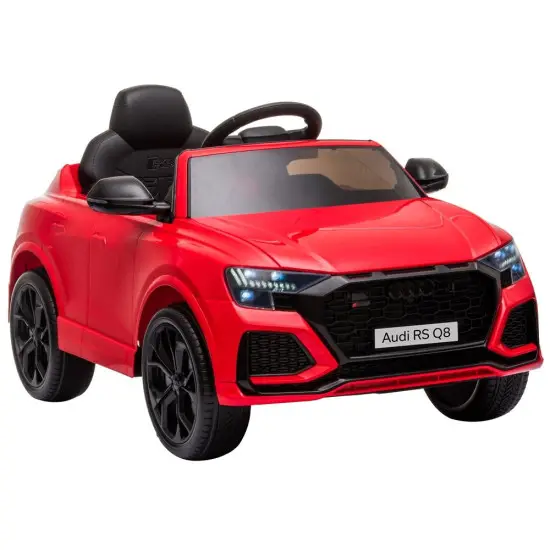 Sarkans ar akumulatoru darbināms automobilis Audi RS Q8 Elektriskās mašīnas bērniem