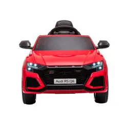 Sarkans ar akumulatoru darbināms automobilis Audi RS Q8