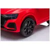 Sarkans ar akumulatoru darbināms automobilis Audi RS Q8 Elektriskās mašīnas bērniem