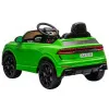 Zaļā Audi RS Q8 ar akumulatoru darbināms automobilis Elektriskās mašīnas bērniem
