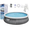 Piepūšamais dārza baseins ar balstiem 457 x 107 cm  Bestway