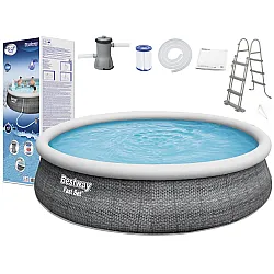 Pripučiamas sodo baseinas su atramomis 457 x 107 cm  Bestway