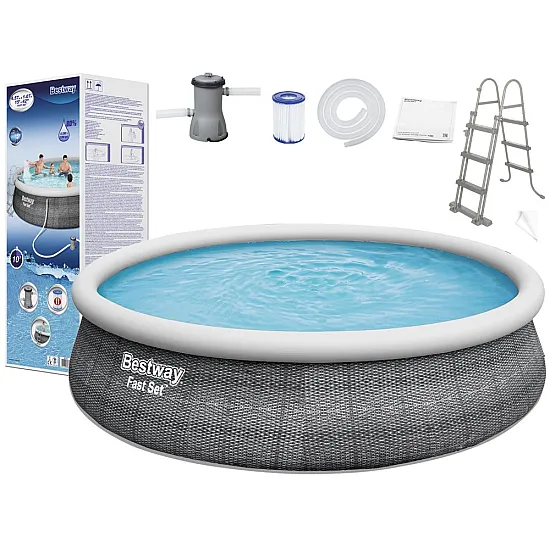 Pripučiamas sodo baseinas su atramomis 457 x 107 cm  Bestway