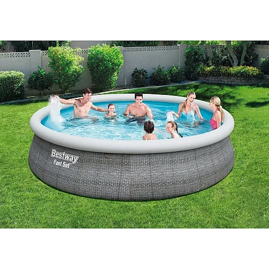 Pripučiamas sodo baseinas su atramomis 457 x 107 cm  Bestway