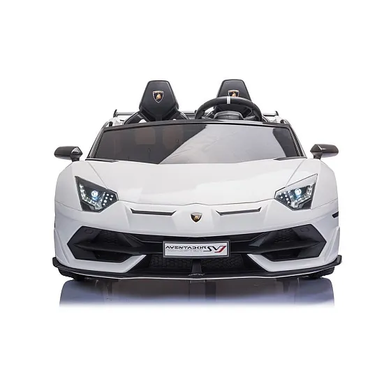 Balts elektriskais Lamborghini Aventador SX2028 auto Elektriskās mašīnas bērniem