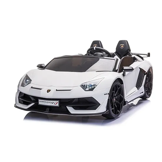 Balts elektriskais Lamborghini Aventador SX2028 auto Elektriskās mašīnas bērniem
