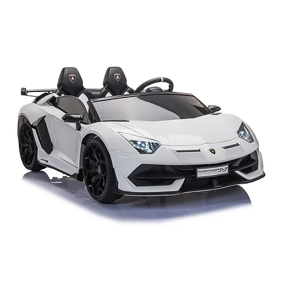 Balts elektriskais Lamborghini Aventador SX2028 auto Elektriskās mašīnas bērniem