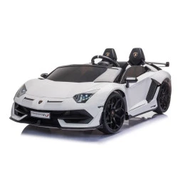 Balts elektriskais Lamborghini Aventador SX2028 auto