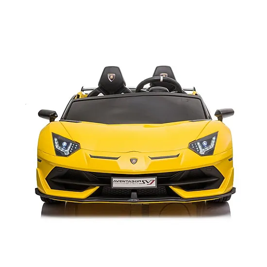 Dzeltens elektriskais Lamborghini Aventador SX2028 auto Automašīnas