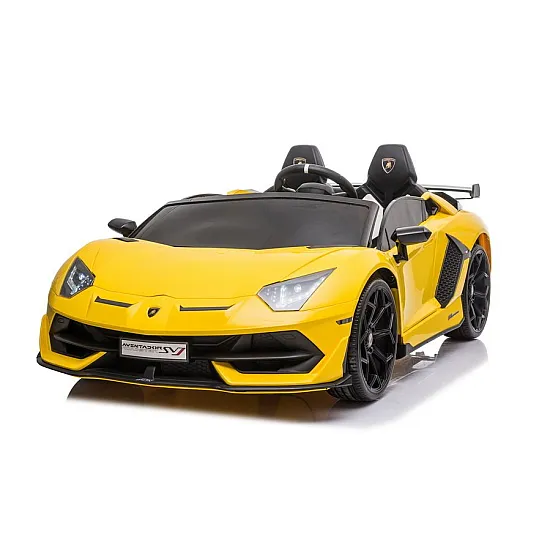 Dzeltens elektriskais Lamborghini Aventador SX2028 auto Automašīnas