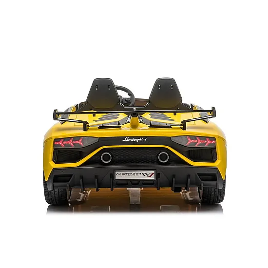Dzeltens elektriskais Lamborghini Aventador SX2028 auto Automašīnas