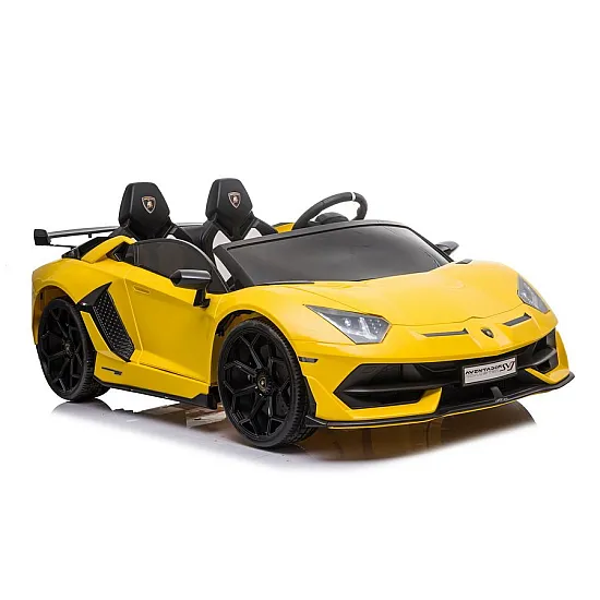 Dzeltens elektriskais Lamborghini Aventador SX2028 auto Automašīnas