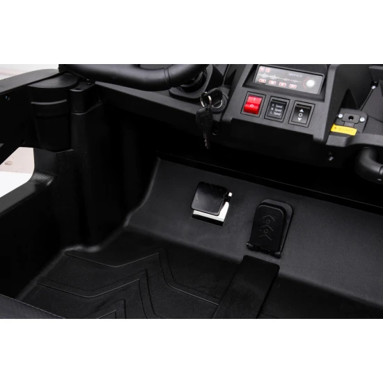 Sarkans elektriskais bērnu ratiņš Buggy STRONG A032 Elektriskās mašīnas bērniem