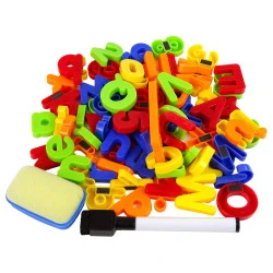 Magnētiska zila tāfele ar pildspalvu un magnētu