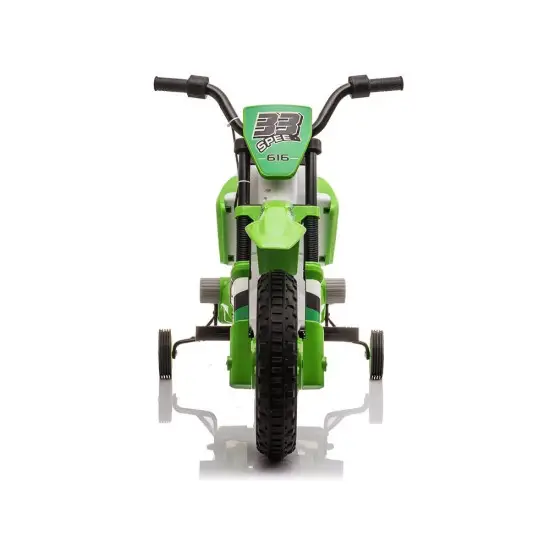 Zaļš bezvadu motocikls XMX616 Elektriskās mašīnas bērniem