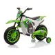 Zaļš bezvadu motocikls XMX616 Elektriskās mašīnas bērniem