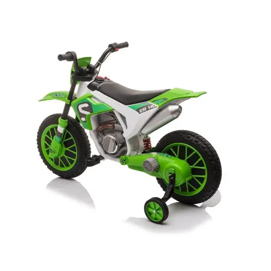 Zaļš bezvadu motocikls XMX616 Elektriskās mašīnas bērniem
