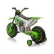 Zaļš bezvadu motocikls XMX616 Elektriskās mašīnas bērniem