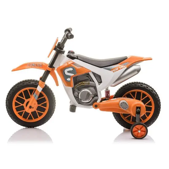 Oranžs bezvadu motocikls XMX616 Elektriskās mašīnas bērniem