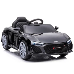 Melns elektriskais automobilis Audi R8 Lift A300