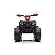 Czerwony quad QLS-3288 z zasilaniem akumulatorowym