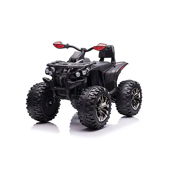 Black electric quad bike QLS-3288 Electric machines for children