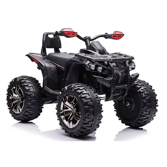 Black electric quad bike QLS-3288 Electric machines for children