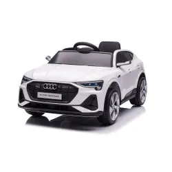 Balts elektriskais Audi E-Tron automobilis QLS-6688