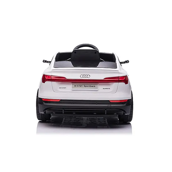 Balts elektriskais Audi E-Tron automobilis QLS-6688 Elektriskās mašīnas bērniem