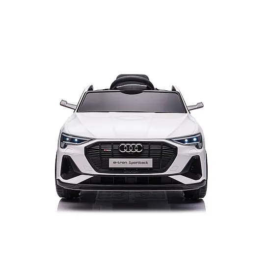 Balts elektriskais Audi E-Tron automobilis QLS-6688 Elektriskās mašīnas bērniem