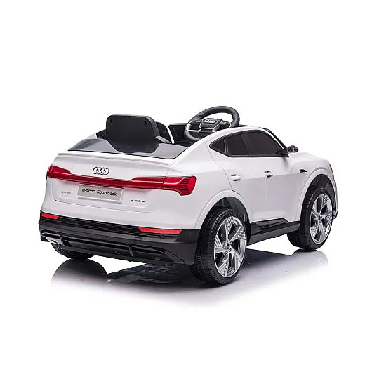 Balts elektriskais Audi E-Tron automobilis QLS-6688 Elektriskās mašīnas bērniem
