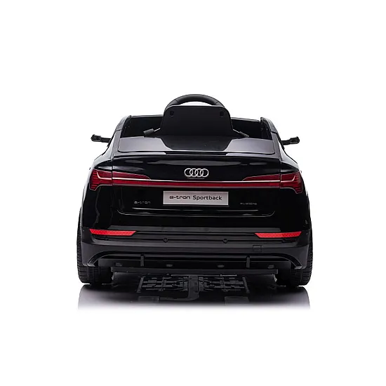 Melns elektriskais Audi E-Tron automobilis QLS-6688 Elektriskās mašīnas bērniem