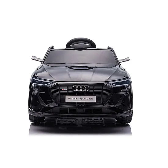Melns elektriskais Audi E-Tron automobilis QLS-6688 Elektriskās mašīnas bērniem