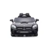 Elektriskais melnais automobilis Mercedes SLC 300