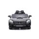 Elektriskais melnais automobilis Mercedes SLC 300