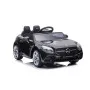Elektriskais melnais automobilis Mercedes SLC 300