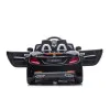 Elektriskais melnais automobilis Mercedes SLC 300