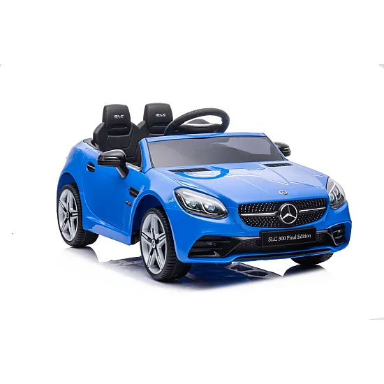 Mercedes SLC 300 sininen sähköauto
