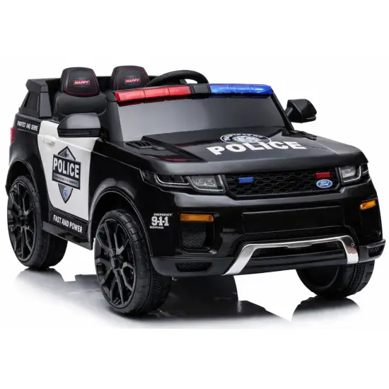 Melna elektriskā policijas automašīna BBH-021 Automašīnas