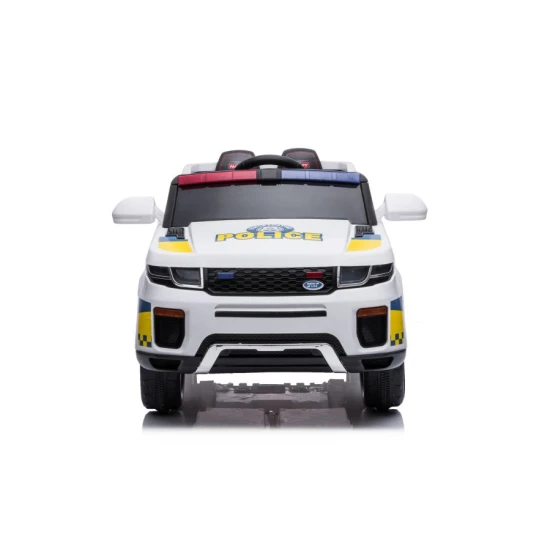 Balta elektriskā policijas automašīna BBH-021 Elektriskās mašīnas bērniem