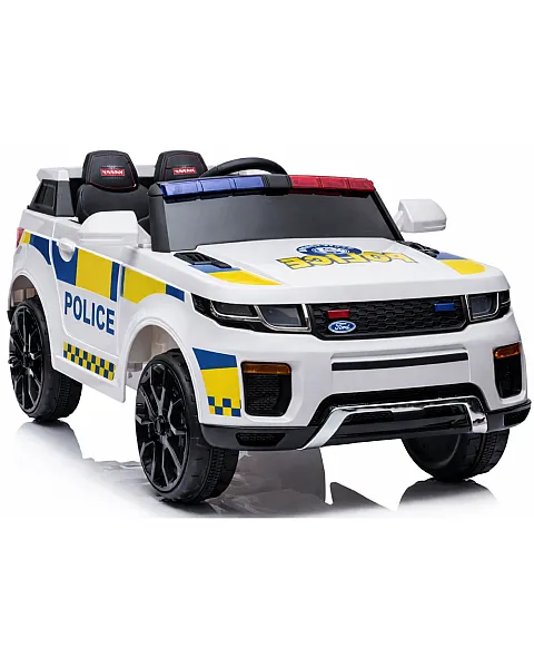 Balta elektriskā policijas automašīna BBH-021