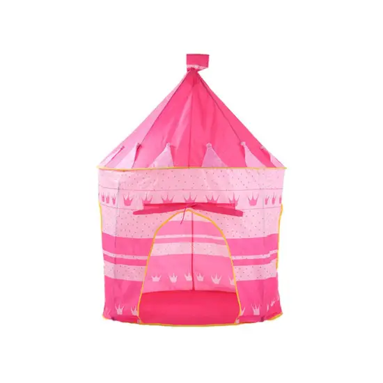 Rozā princeses pils telts 135 x 105 cm