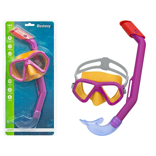 Bestway 24023 rozā peldēšanas komplekts